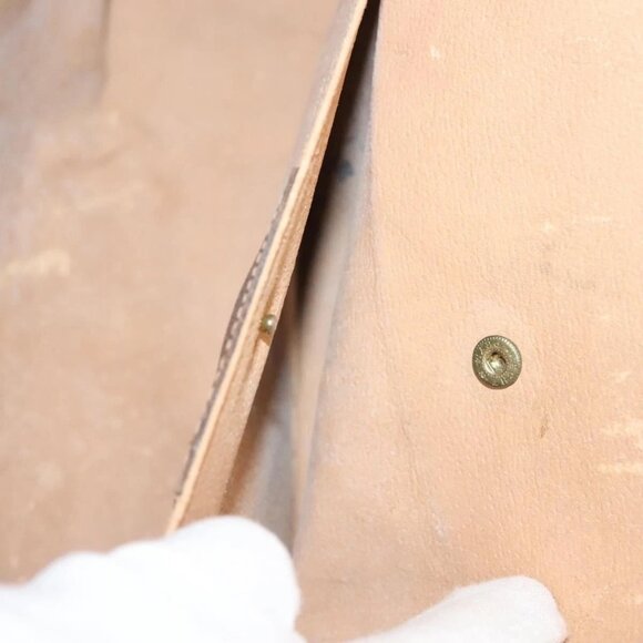 GUCCI GG Supreme Web Sherry Line Clutch Bag PVC Beige 156 01 031 Auth 139574 - Picture 12 of 16